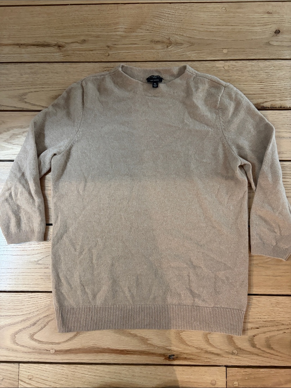 Crewneck Women’s Sweater in Light Beige